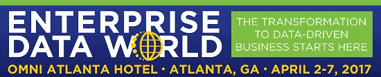 Enterprise Data World in Atlanta, GA on Apr. 2, 2017