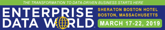 Enterprise Data World in Boston, MA on Mar. 17, 2019
